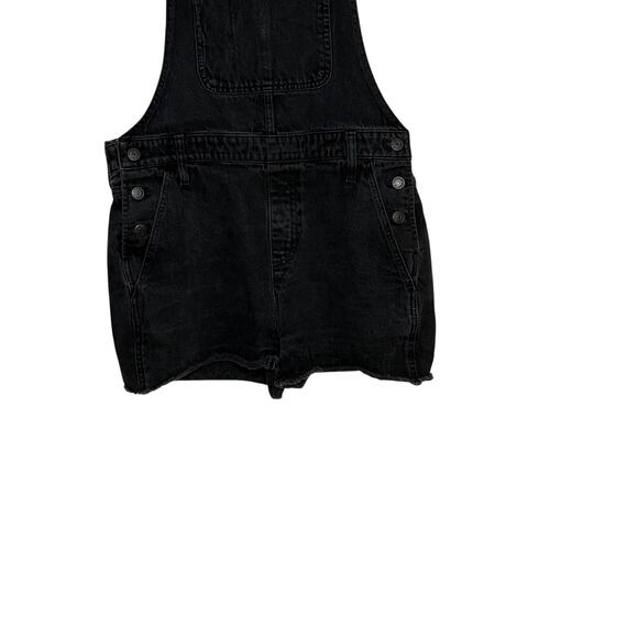 Madewell Adirondack Short Overalls In Lunar Wash Woman's Size Large - Picture 10 of 13